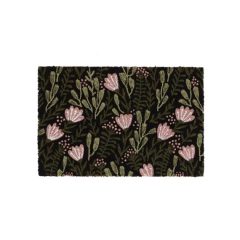 Kókuszrost lábtörlő virágos 60x40 cm