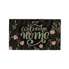 Kókuszrost lábtörlő welcome home feliratos 75x45 cm