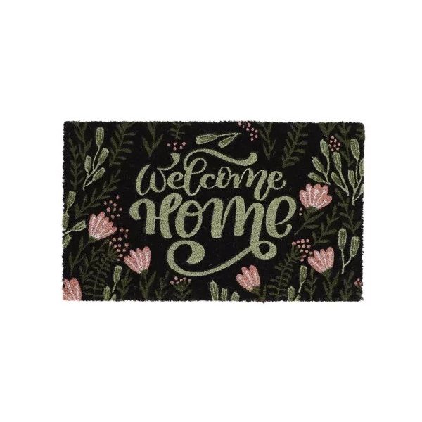 Kókuszrost lábtörlő welcome home feliratos 75x45 cm
