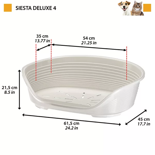 Ferplast SIESTA DELUXE 4 Fekhely kék