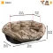 Ferplast Sofa 6 Feliratos párna fekhellyel