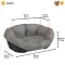 Ferplast Sofa 8 Szürke párna fekhellyel