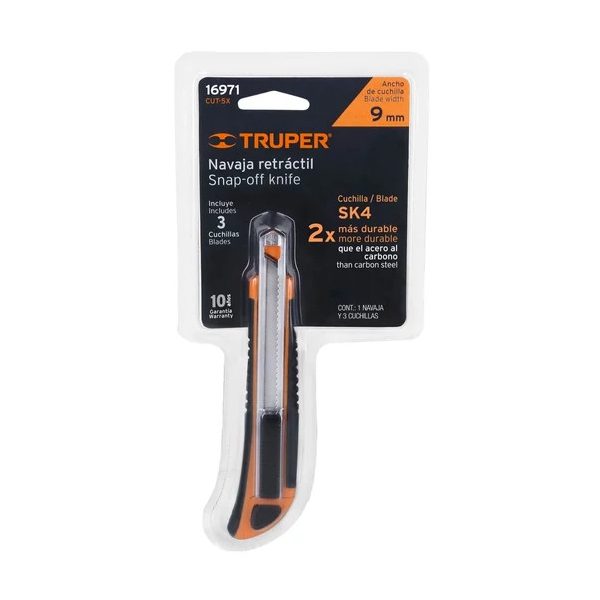 TRUPER törhető pengés kés, snitzer 9mm CUT-5X