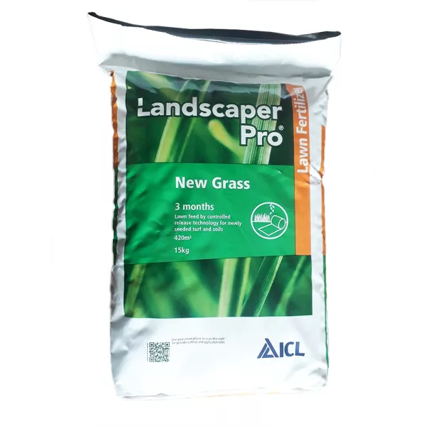 Landscaper pro pre-winter 15kg és new grass 15kg őszi-téli felkészítő műtrágya gyepfenntartáshoz
