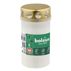Bolsius mécses, fehér, NR3LS 36 órás