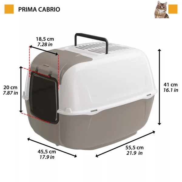 Ferplast Prima Cabrio  Ajtós cica wc