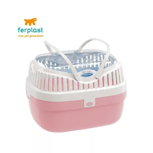 Ferplast Aladino Medium kisállat hordozó - rózsaszín