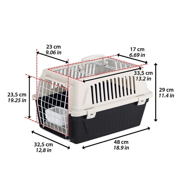 Ferplast ATLAS 10 EL Fekete-Fehér