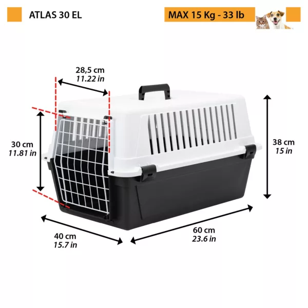 Ferplast ATLAS 30 EL Kék Szállítóbox
