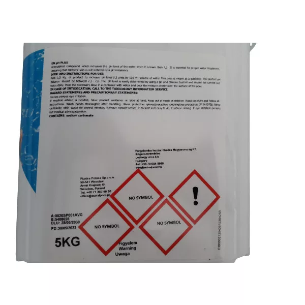 Astral Pool pH növelő szilárd 5kg - vödör