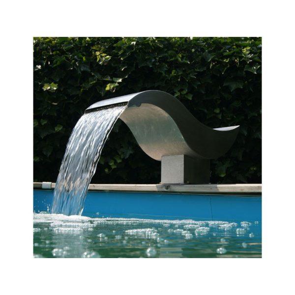 Birdy vízeséselem rozsdamentes acél LED világítással 35 x 60 x 30,5 cm