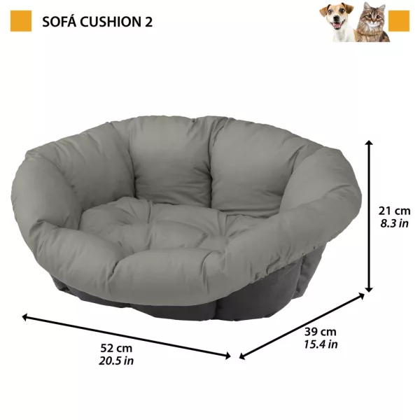 Ferplast Cushion Sofa 4 Felíratos rögzíthető kutyapárna