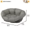 Ferplast Cushion Sofa 4 Felíratos rögzíthető kutyapárna