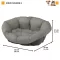 Ferplast Sofa 10 Felíratos rögzíthető kutyapárna
