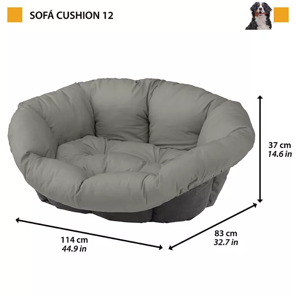 Ferplast Cushion Sofa 12 Feliratos rögzíthető kutyapárna
