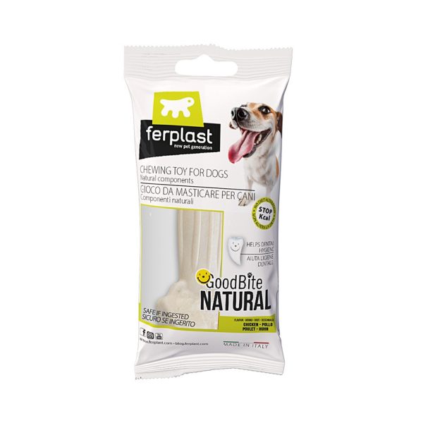 Ferplast Goodb Nat Bag M 70g csirke ízű ehető műcsont/kutyajáték