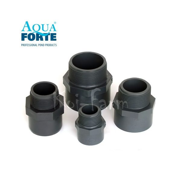 PVC külső menetes toldás 32mm x 1"