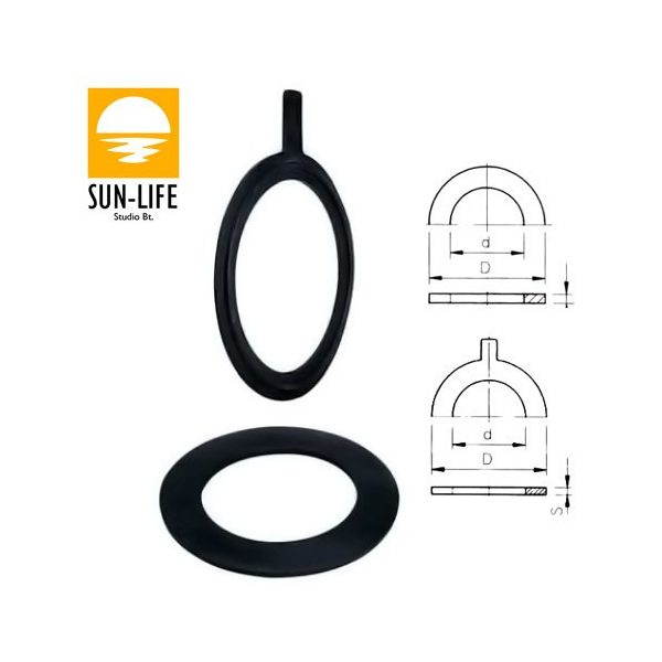 Gumitömítés 63mm 60x88x3