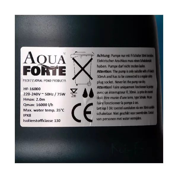 AquaForte HF-16000 szivattyú