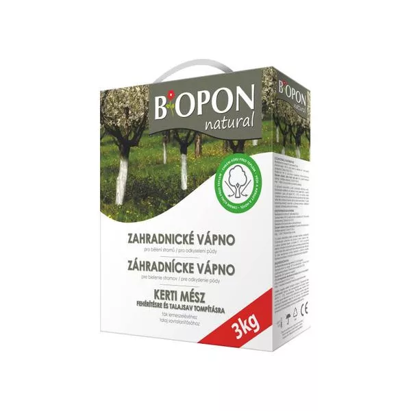 Biopon kerti mész 3kg - ÚJ KISZERELÉS (3db/krt)