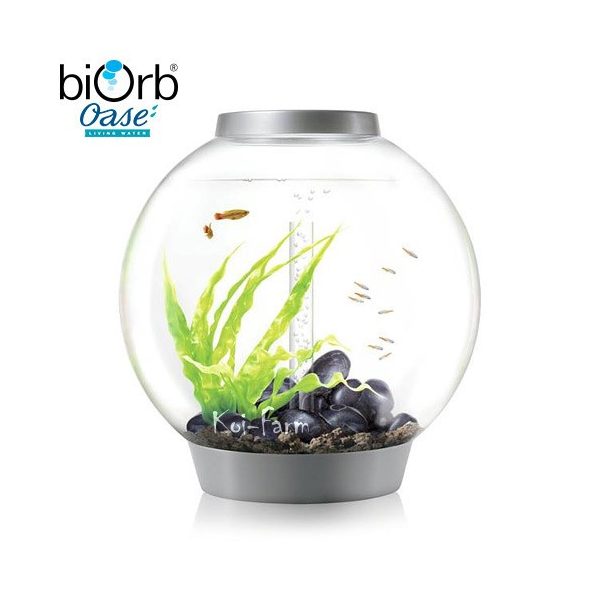 biOrb Classic akvárium 60 liter - LED - ezüst - Thermo