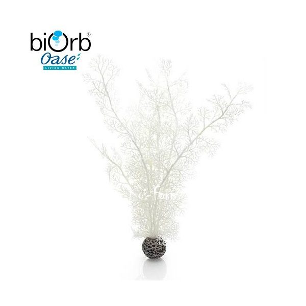 Legyezőkorall dekoráció – fehér – 39 cm – biOrb