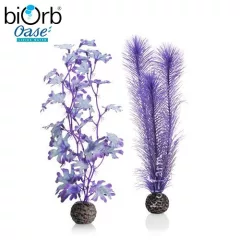   Tengeri hínár dekoráció –  lila – közepes – 2 db – biOrb