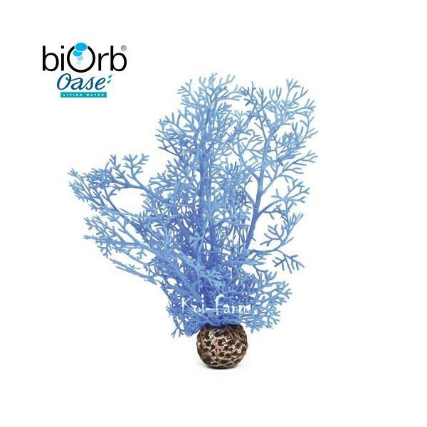 Legyezőkorall dekoráció – kék – 20 cm – biOrb