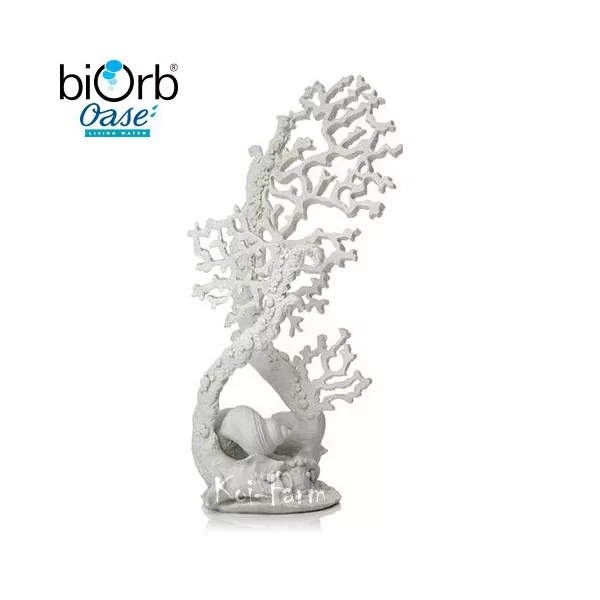 Legyezőkorall dekoráció – fehér – 41 cm – biOrb