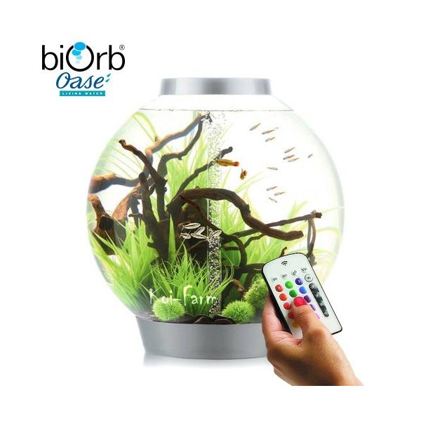 biOrb Classic akvárium 105 liter - színes LED - ezüst