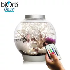 biOrb Classic MCR akvárium 15 liter - színes LED - ezüst