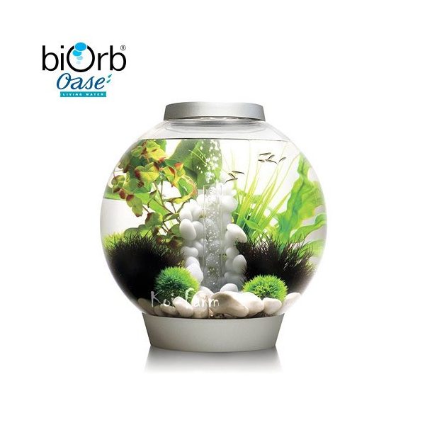 biOrb Classic akvárium 30 liter - LED - ezüst