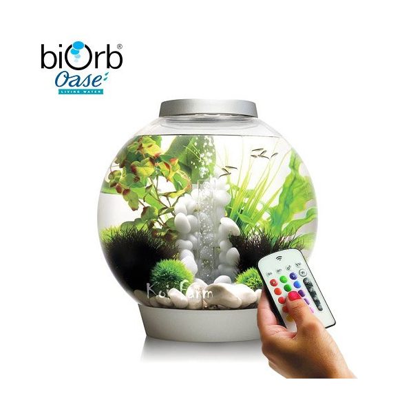 biOrb Classic MCR akvárium 30 liter - színes LED - ezüst