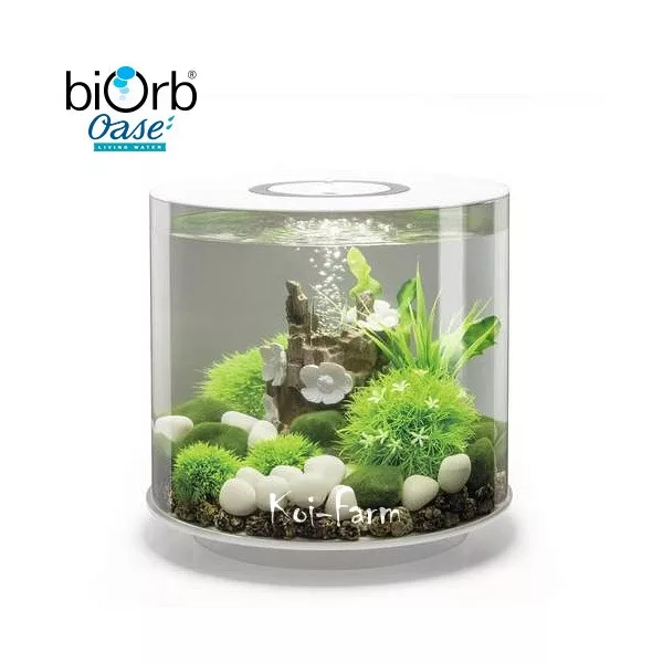 biOrb TUBE 15 akvárium szett LED világítással - 15 liter - fehér