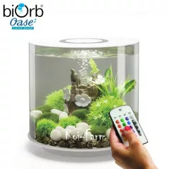   biOrb TUBE 35 akvárium szett színes LED világítással - 35 liter - fehér