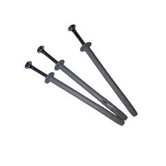   beütődűbel, beütőék, tipli polietilén rögzítő lapos peremmel és fém csavarral 6 x 40 mm ár/db