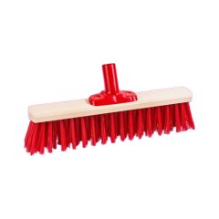   Utcai seprű, lombseprű, partvis, kefe, térkő és úttest seprű, erős műanyag szállal, klikkes nyélre - 300 mm