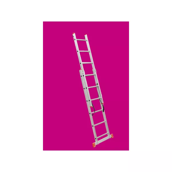 Kétrészes alumínium létra, multifunkciós - 2 x 6 fokos