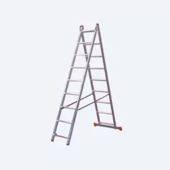 Kétrészes alumínium létra, multifunkciós - 2 x 11 fokos