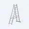 Kétrészes alumínium létra, multifunkciós - 2 x 11 fokos