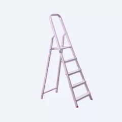 Háztartási alumínium létra - 3 + 1 fokos
