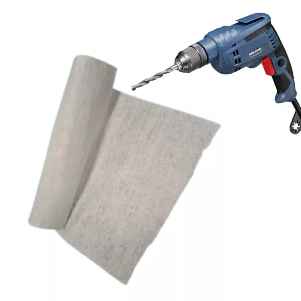 Ecofelt talajtakaró, lapostetőborító geotextília 300g/m2 2x100m (200 m2) fúrásbiztos, felcsavarodásmentes ár/m2