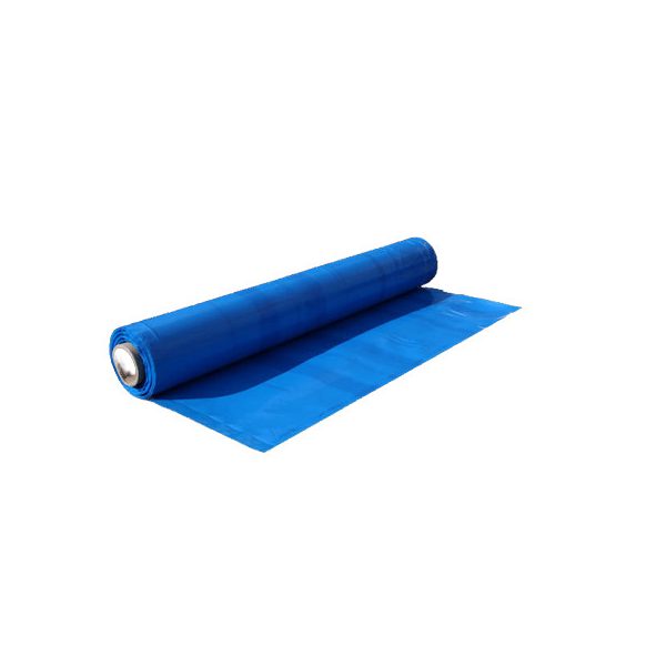 Kék Talajtakaró, párazáró és építési fólia újrahasznosított 139g/m2 PE - 0,15 mm - 4 x 25 m egész tekercs (100m2)  ár/m2