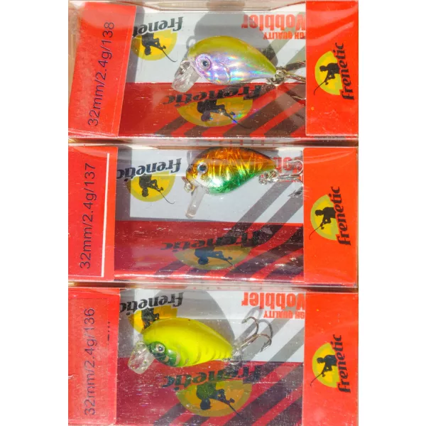 Frenetic Wobbler Cricker Zöld 3,2cm 2,4g