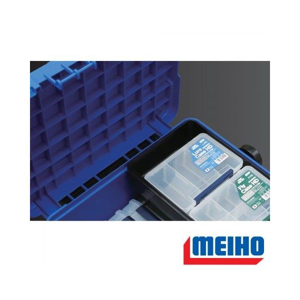 Meiho Bucket Mouth BM-7000 műanyag Horgász láda Fekete