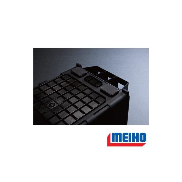 Meiho Bucket Mouth BM-9000 műanyag horgász láda Khaki