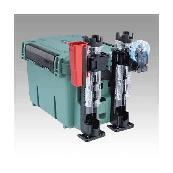 Meiho Bucket Mouth BM-7000 műanyag horgász láda Olive