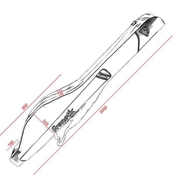 FRENETIC Unka Giant 3 részes merev bottáska