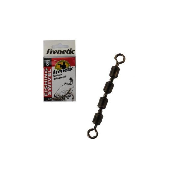 Frenetic quadruple rolling swivel
