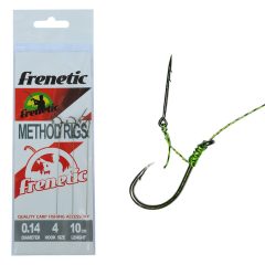   Frenetic előkötött horog csalitüskével 4-es horog 0,14 mm zsinór 10cm